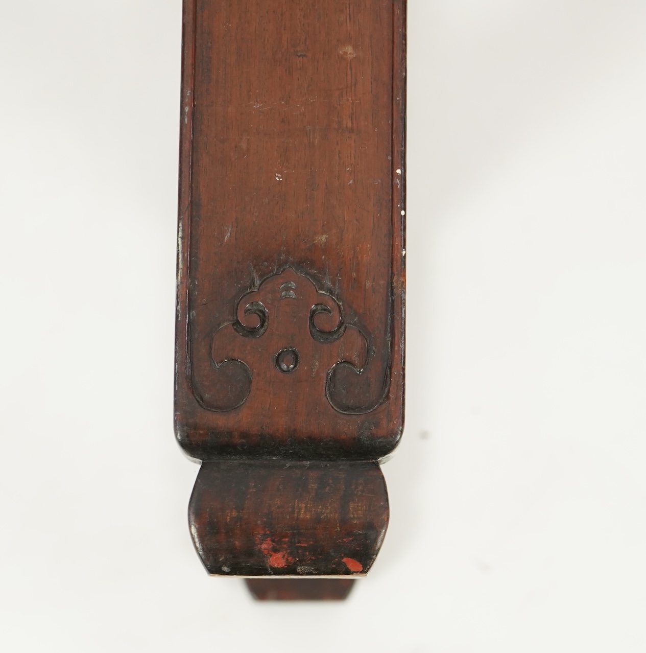 A small Chinese hongmu altar table, late 19th/early 20th century